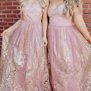 Southern Fried Chics Rose Gold dress